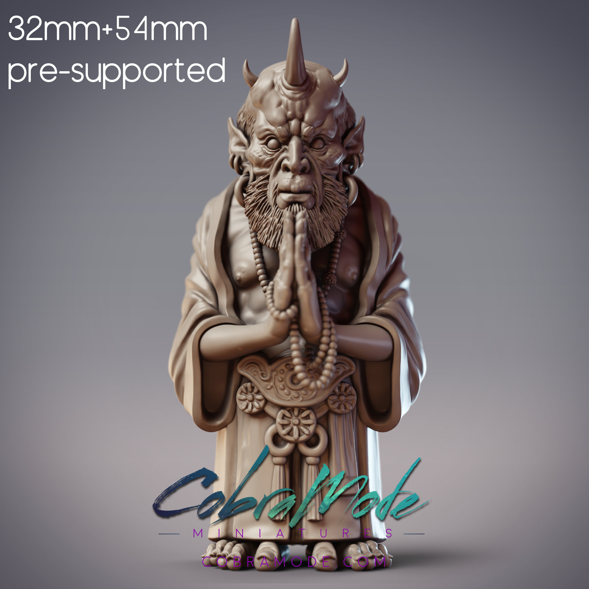 Giant Ogre Priest - Inmetsu, Oni Abbot (Pre-supported)